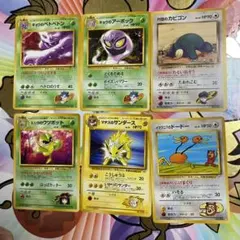 ポケモンカード 旧裏　R団のカビゴン　イマクニ？のドードー　など6枚セット