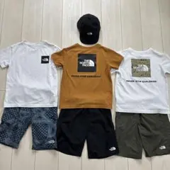 ノースフェイス　Tシャツ　ハーフパンツ　キャップ　帽子