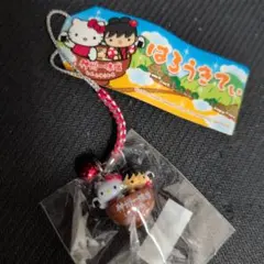 ご当地キティ 根付ストラップ 信州　神州一味噌　2006年