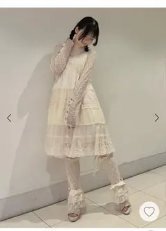 axes femme ティアードチュニックワンピース 生成り