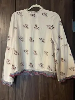 PAGEBOY 花柄刺繍 ブラウス 長袖 Fのサムネイル