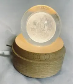 クリスタル 月球 MOON オルゴールライト 天井ライトアップ