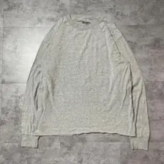 Champion グレー ロングスリーブ Tシャツ M