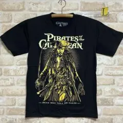 タグ付き　ディズニー　ヘインズ　コラボ　Tシャツ　パイレーツオブカリビアン　半袖 ビッグサイズ 00年代 Disney ディズニーPirates of the