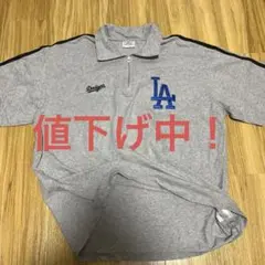 Dodgers LAロゴ グレー 半袖シャツ Lサイズ美品のサムネイル