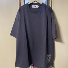 VOO Tシャツ ダークブラウン 03 ビッグシルエット