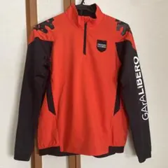 値下！Kappa 長袖ピステ オレンジ Sサイズ