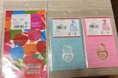 激レア◎ViViTix限定ハローキティ◎リンゴ柄＆青＆ピンクハート◎クリアパック