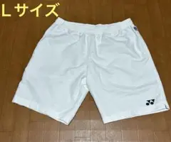 YONEX ホワイト ハーフパンツ L