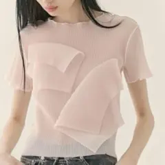 kotohayokozawa/別注SHEER SHORT SLEEVE TOPのサムネイル