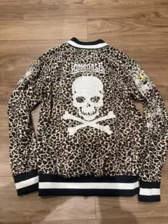 【中古品】LONSDALE 髑髏　刺繍　ベロア　ジャケット　Zip