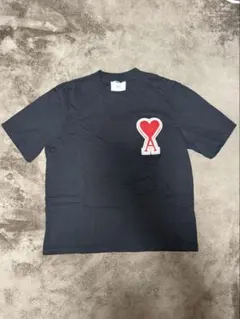 AMI Paris ハートロゴ Tシャツ ブラックのサムネイル