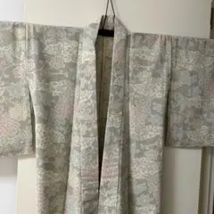 昭和レトロ　未使用品　高島屋　　花柄 単衣　着物 伝統的な和装　小柄な方に