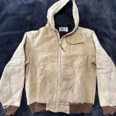 Carhartt ダック地 フーデッドジャケット ベージュのサムネイル
