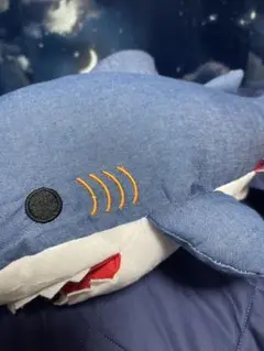 ホオジロザメ♡デニム♡ウルトラBIGぬいぐるみ♡