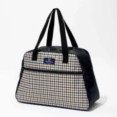 タイムセール‼️新品未使用Aquascutum 大容量チェック柄ボストンバッグのサムネイル