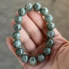 グリーン ルチル クォーツ 天然石 12.mmブレスレット