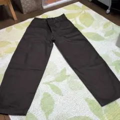 UNIQLO U ワイドフィットチノ ダークブラウン