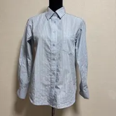 TO☆ GU ブロードオーバーサイズシャツ(長袖)(ストライプ) Sサイズ