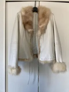 ラムレザー ファー付きジャケット 11号