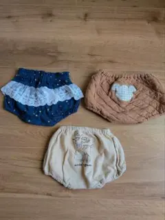 ベビー服 かぼちゃパンツ 3点セットまとめ売り　バースデー　Cottoli