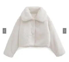 GRL 三上悠亜 ファージャケット アイボリー kd101