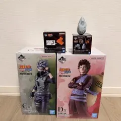 一番くじ　NARUTO 疾風伝　風影奪還編　C賞　はたけカカシ　D賞　我愛羅