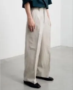LIDNM WOOL LINEN UTILITY SLACKSのサムネイル