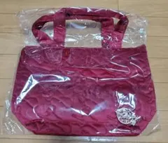 魔女の宅急便　ベロアキルティングバッグ　シルエットキキ