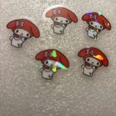 マイメロ　オーロラホログラム　クリアシール