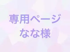 (専用ページ)