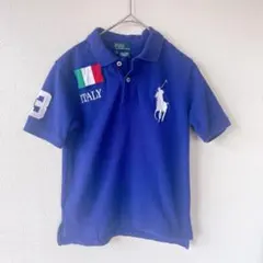Ralph Lauren ITALY ポロシャツ Y2K チビT ビッグポニー