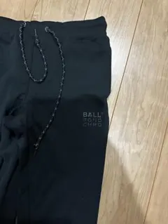 しまむら　BALL MONO CHRO ブラック ジョガーパンツ M160