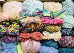 （週末限定）素材糸、変わり糸、ファンシーヤーンＮｏ．3❁⃘*.゜