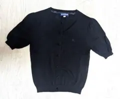 バーバリーブルーレーベル　半袖カーディガン　38