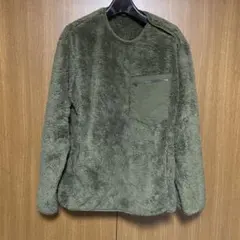 UNIQLO ファーリーフリースプルオーバー XL オリーブグリーン