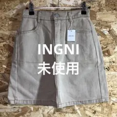 【 2511番】INGNI デニムスカート　未使用　レディM モカ