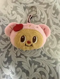Butterbear ぬいぐるみキーホルダー ピンク