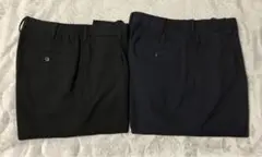 ユニクロ　メンズ　タックワイドパンツ【超美品】2点セット販売限定‼️