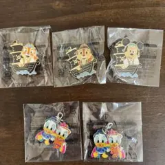 ディズニーピンバッチ、チャーム　5点セット