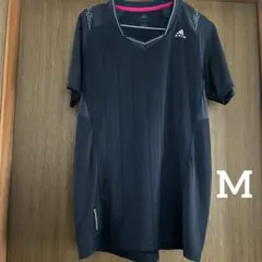 adidas クライマクール スポーツウェア ダイヤモンドネック ネイビー Mのサムネイル