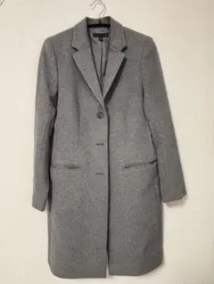 グレー チェスターコート