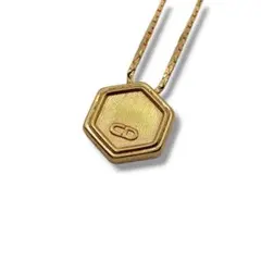 美品 Dior ディオール 六角 CDロゴ ネックレス ヴィンテージ