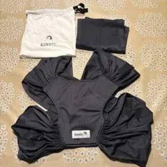 美品　コニー　抱っこ紐　サマー　チャコールグレイ　Sサイズ
