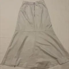 ジーナシス　フェイクスエード マーメイドスカート エクリュ S