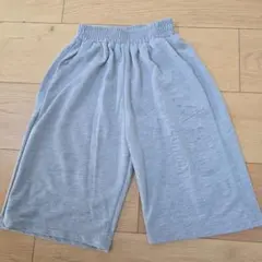 グレー ハーフパンツ ウエストゴム140