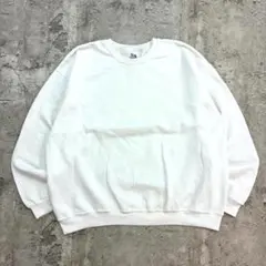Fruit of the Loom　スウェット　XL　ホワイト　無地　古着