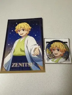 鬼滅の刃 我妻善逸 ジャンプフェスタ2026 クリアカード・缶バッジ