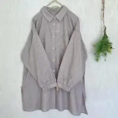 新品★sm2★人気定番＊シャツチュニック＊羽織にも【イージーケア・接触冷感】