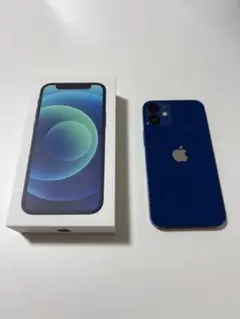 Apple iPhone 12 mini青色 本体 箱付き